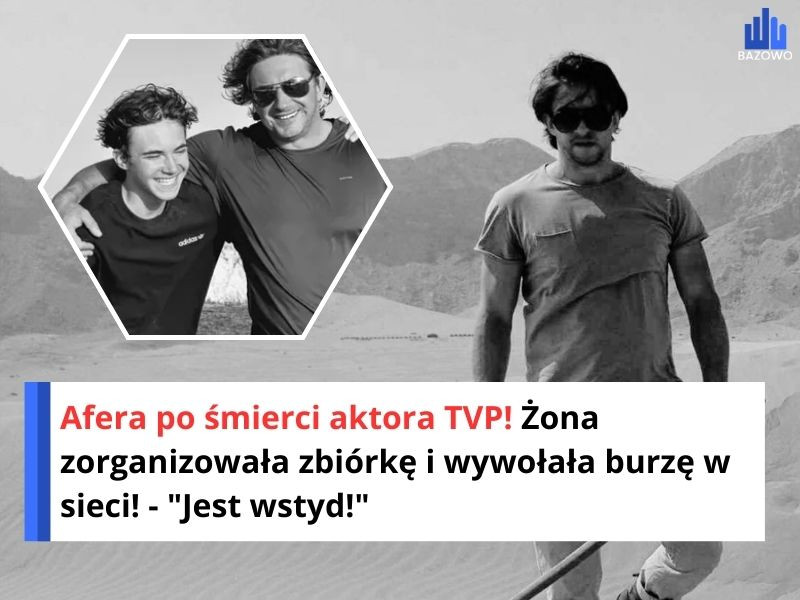 Afera po śmierci aktora TVP! Żona zorganizowała zbiórkę i wywołała burzę w sieci! - "Jest wstyd!"